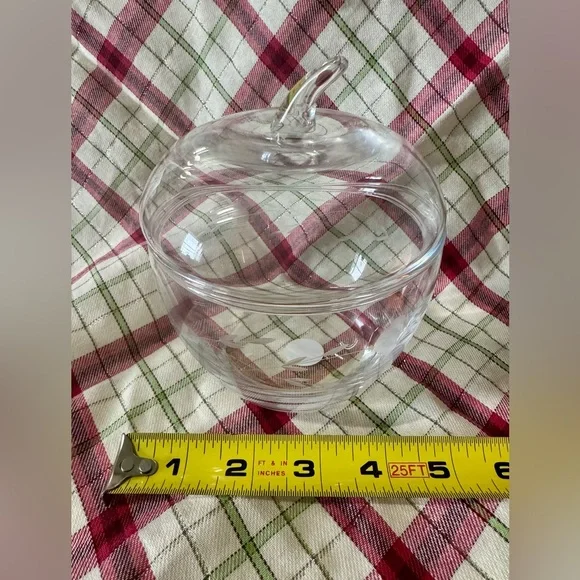 Princess House Heritage Crystal Apple Shaped Dish - Picture 5 of 10